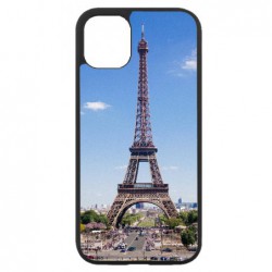 Coque noire pour Iphone 11 Tour Eiffel Paris France