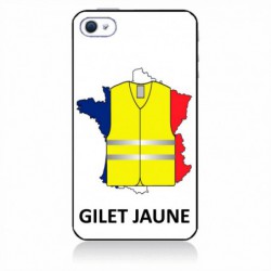 Coque noire pour Iphone 11 France Gilets Jaunes - manifestations Paris