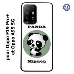 Coque pour Oppo F19 Pro+ Panda tout mignon