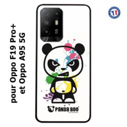 Coque pour Oppo F19 Pro+ PANDA BOO© paintball color flash - coque humour