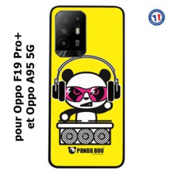 Coque pour Oppo F19 Pro+ PANDA BOO© DJ music - coque humour