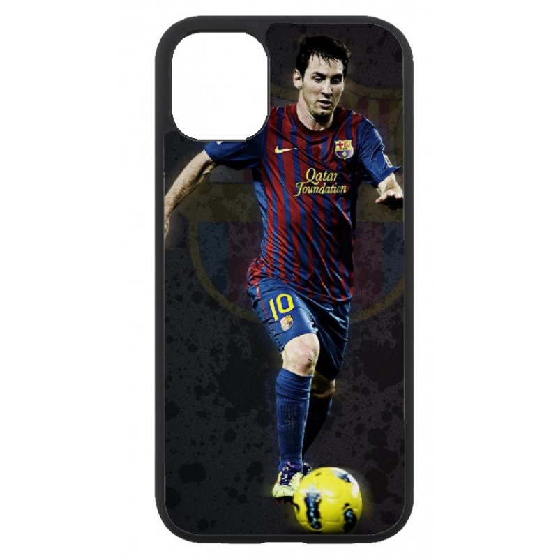 Coque noire pour Iphone 11 Messi Lionel Barcelone Club Barça Football numéro 10
