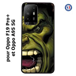 Coque pour Oppo A95 5G Monstre Vert Hurlant