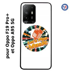 Coque pour Oppo A95 5G coque thème musique grunge - Let's Play Music
