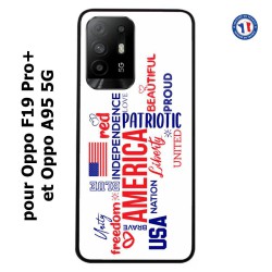 Coque pour Oppo A95 5G USA lovers - drapeau USA - patriot