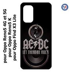 Coque pour Oppo Find X3 Lite groupe rock AC/DC musique rock ACDC