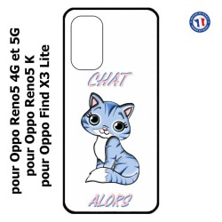 Coque pour Oppo Find X3 Lite Chat alors