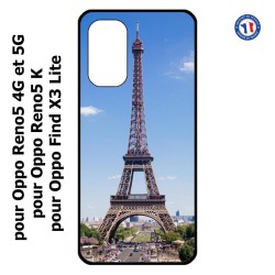 Coque pour Oppo Find X3 Lite Tour Eiffel Paris France
