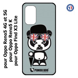 Coque pour Oppo Find X3 Lite PANDA BOO© So British  - coque humour
