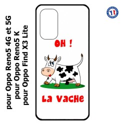 Coque pour Oppo Find X3 Lite Oh la vache - coque humoristique