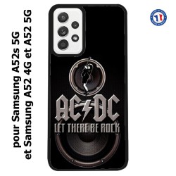 Coque pour Samsung Galaxy A52 4G-5G / A52s 5G groupe rock AC/DC musique rock ACDC