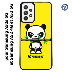 Coque pour Samsung Galaxy A52 4G-5G / A52s 5G PANDA BOO© Bamboo à pleine dents - coque humour