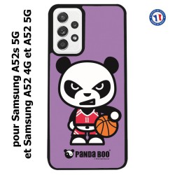 Coque pour Samsung Galaxy A52 4G-5G / A52s 5G PANDA BOO© Basket Sport Ballon - coque humour