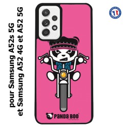 Coque pour Samsung Galaxy A52 4G-5G / A52s 5G PANDA BOO© Moto Biker - coque humour