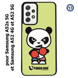 Coque pour Samsung Galaxy A52 4G-5G / A52s 5G PANDA BOO© Boxeur - coque humour