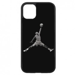 Coque noire pour Iphone 11 Michael Jordan 23 shoot Chicago Bulls Basket