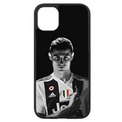 Coque noire pour Iphone 11 Cristiano Ronaldo Juventus