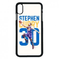 Coque noire pour iPhone XS Max Stephen Curry Basket NBA Golden State