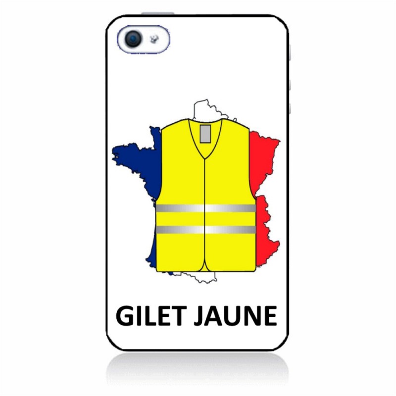 Coque noire pour iPhone XS Max France Gilets Jaunes - manifestations Paris