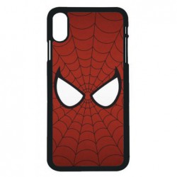 Coque noire pour iPhone XS Max les yeux de Spiderman - Spiderman Eyes - toile Spiderman