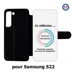 Etui cuir pour Samsung Galaxy S22 Connerie en cours de téléchargement