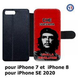Etui cuir pour iPhone 7/8 et iPhone SE 2020 Che Guevara - Viva la revolution