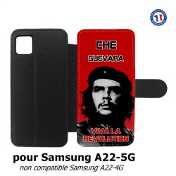 Etui cuir pour Samsung Galaxy A22 - 5G Che Guevara - Viva la revolution