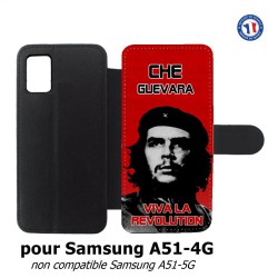 Etui cuir pour Samsung Galaxy A51 - 4G Che Guevara - Viva la revolution
