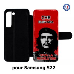 Etui cuir pour Samsung Galaxy S22 Che Guevara - Viva la revolution