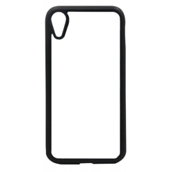 Coque pour iPhone XR Drapeau Corse Emblème - Écusson Argent à Tête de Maure - contour noir (iPhone XR)