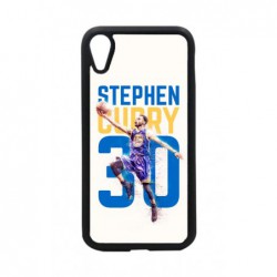 Coque noire pour iPhone XR Stephen Curry Basket NBA Golden State