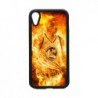 Coque noire pour iPhone XR Stephen Curry Golden State Warriors Basket - Curry en flamme