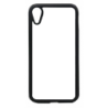 Coque pour iPhone XR Logo Geek Zone noir & blanc - contour noir (iPhone XR)