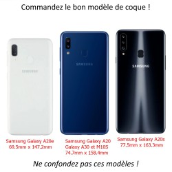 Etui cuir pour Samsung Galaxy A20e Logo Normandie - Écusson Normandie - 2 léopards - Housse fermeture magnétique