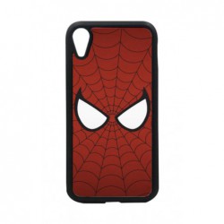 Coque noire pour iPhone XR les yeux de Spiderman - Spiderman Eyes - toile Spiderman