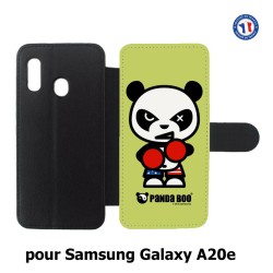 Etui cuir pour Samsung Galaxy A20e PANDA BOO© Boxeur - coque humour