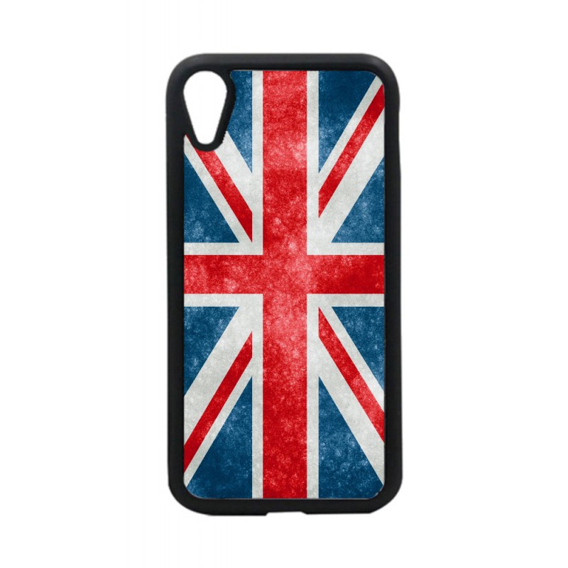 Coque noire pour iPhone XR Drapeau Royaume uni - United Kingdom Flag