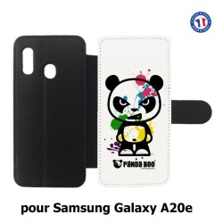 Etui cuir pour Samsung Galaxy A20e PANDA BOO© paintball color flash - coque humour