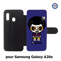 Etui cuir pour Samsung Galaxy A20e PANDA BOO© Funky disco 70 - coque humour