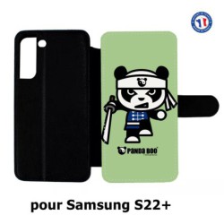 Etui cuir pour Samsung Galaxy S22 Plus PANDA BOO© Ninja Boo - coque humour