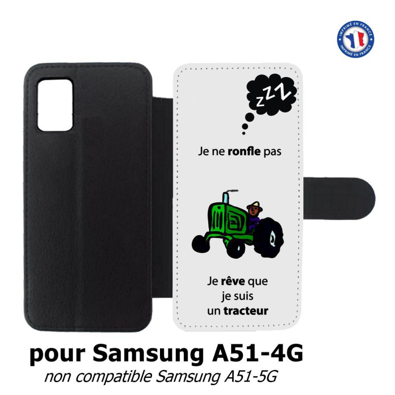 Etui cuir pour Samsung Galaxy A51 - 4G humour