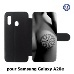Etui cuir pour Samsung Galaxy A20e coque sexy Cible Fléchettes - coque érotique
