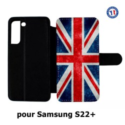 Etui cuir pour Samsung Galaxy S22 Plus Drapeau Royaume uni - United Kingdom Flag