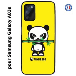 Coque pour Samsung Galaxy A03s PANDA BOO© Bamboo à pleine dents - coque humour