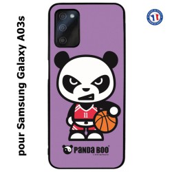 Coque pour Samsung Galaxy A03s PANDA BOO© Basket Sport Ballon - coque humour