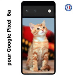 Coque pour Google Pixel 6a Adorable chat - chat robe cannelle