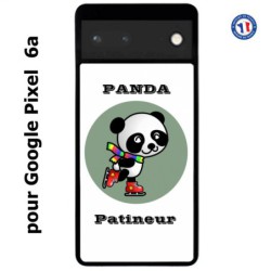 Coque pour Google Pixel 6a Panda patineur patineuse - sport patinage