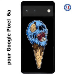 Coque pour Google Pixel 6a Ice Skull - Crâne Glace - Cône Crâne - skull art