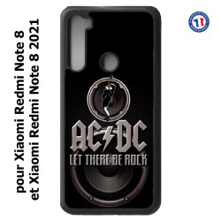 Coque pour Xiaomi Redmi Note 8 et Note 8 2021 groupe rock AC/DC musique rock ACDC