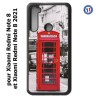 Coque pour Xiaomi Redmi Note 8 et Note 8 2021 Cabine téléphone Londres - Cabine rouge London